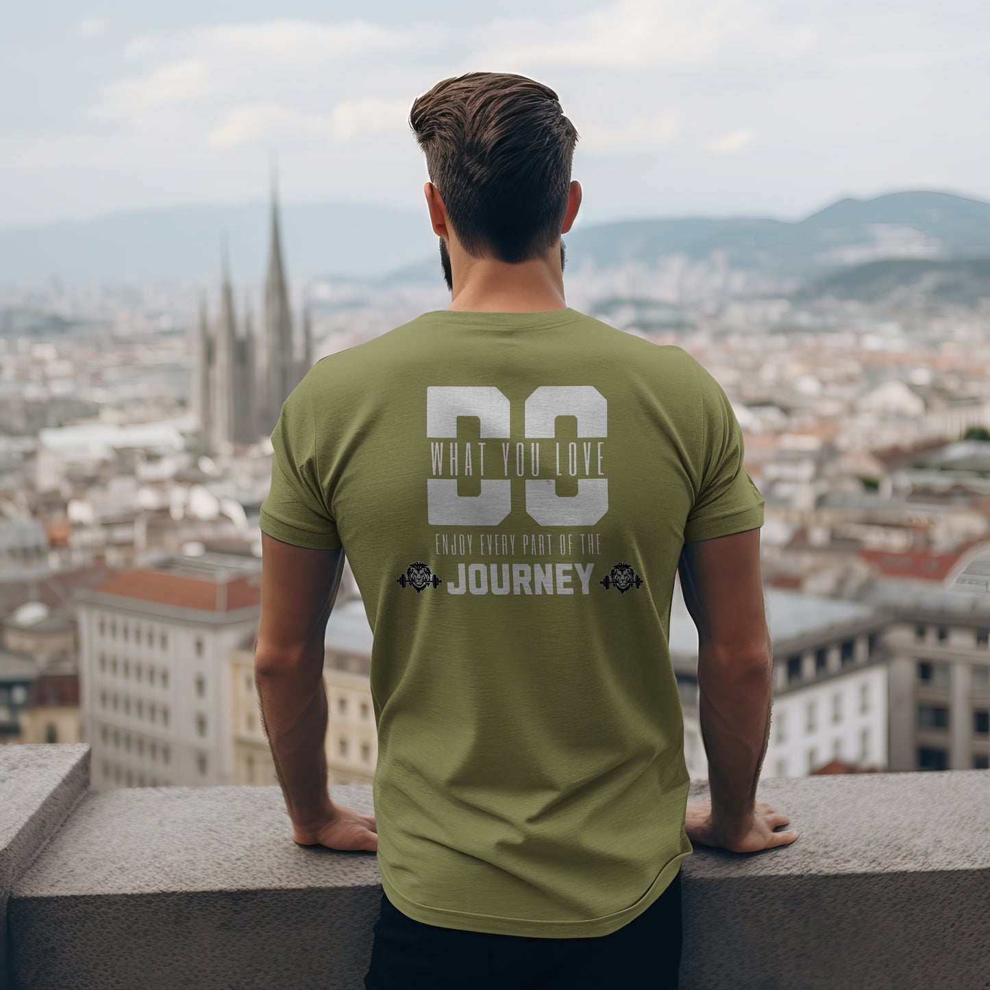 “Do What You Love, But Enjoy Every Part of the Journey” T-shirt