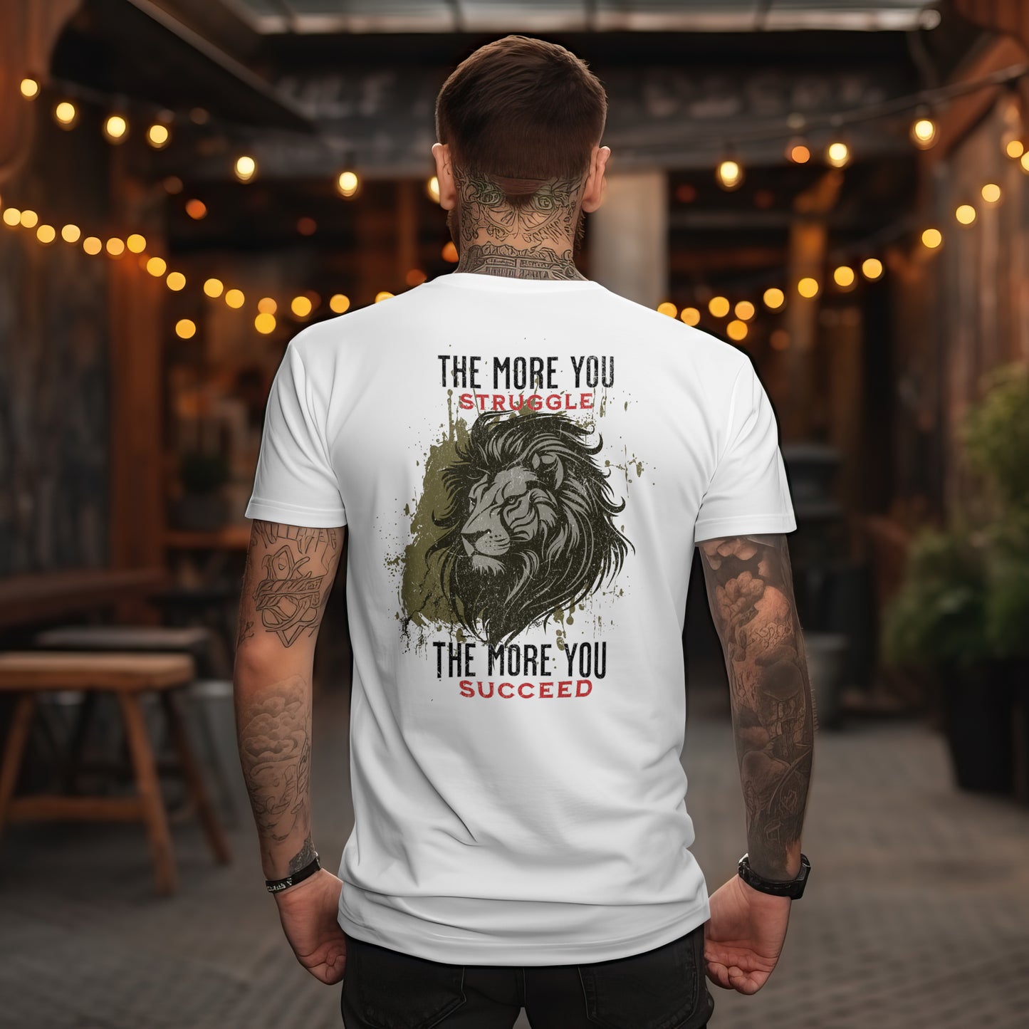 More You Struggle, The More You Succeed” T-shirt
