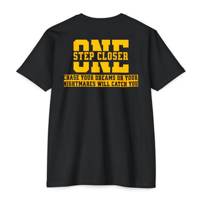 Chase Your Dreams or Your Nightmares Will Catch You motivational t-shirt for men — Beast Mode Mentality product photo