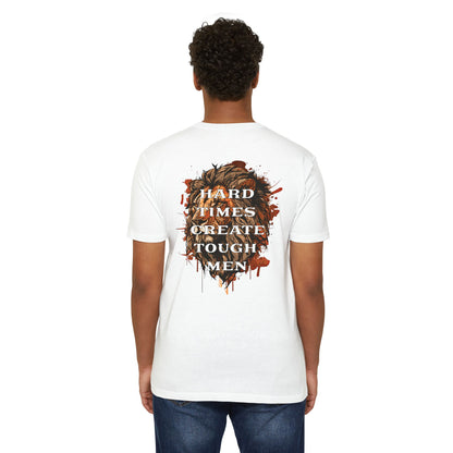 Hard Times Create Tough Men motivational t-shirt for men — Beast Mode Mentality product photo
