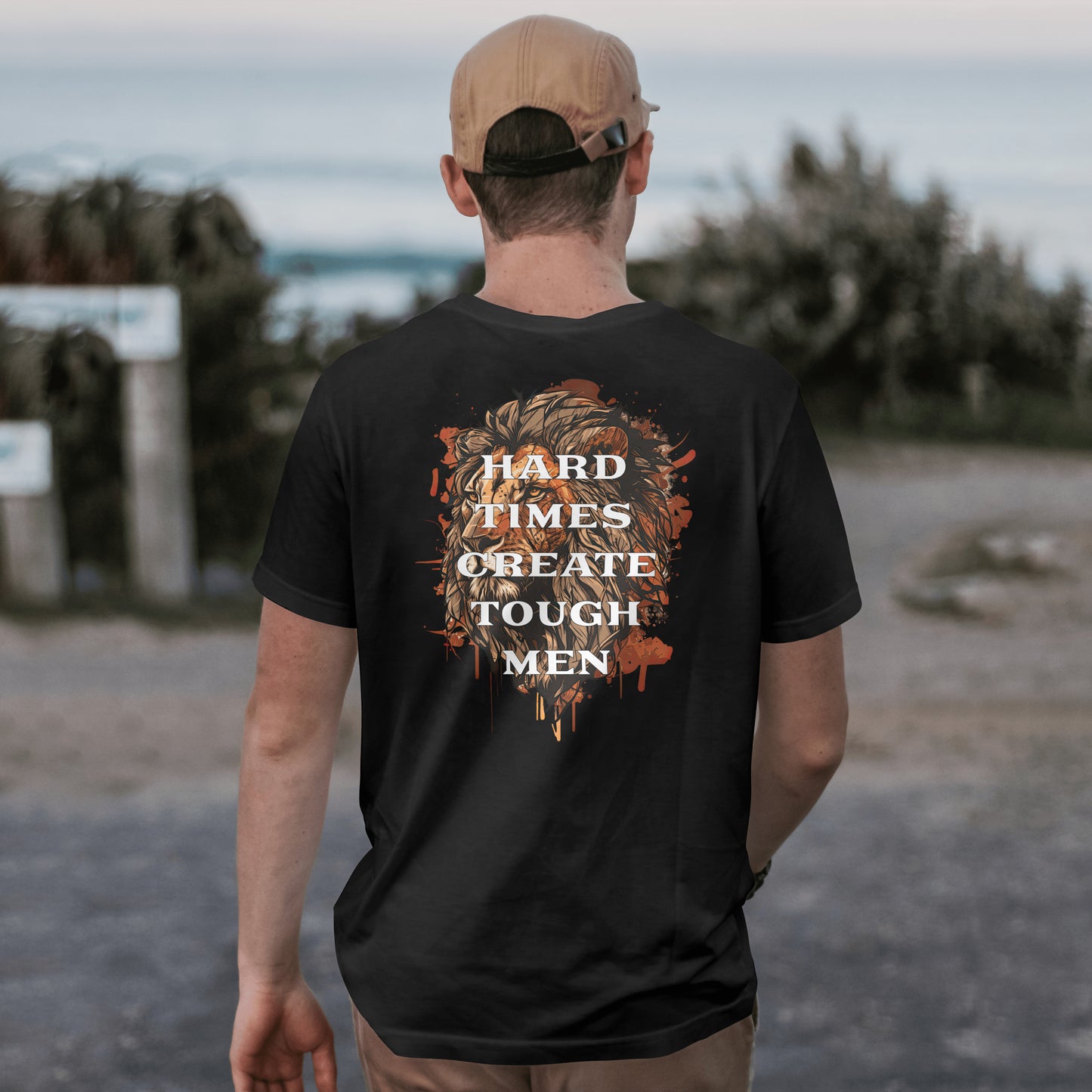 Hard Times Create Tough Men Weight Lifting T-Shirt for Men
