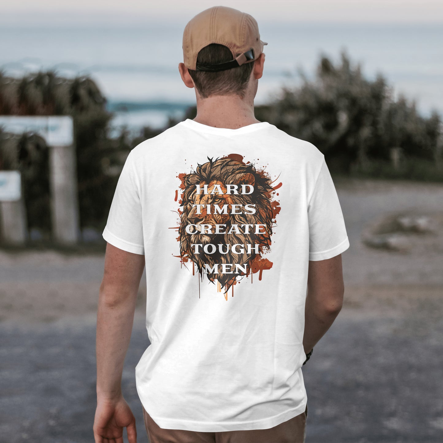 Hard Times Create Tough Men Weight Lifting T-Shirt for Men