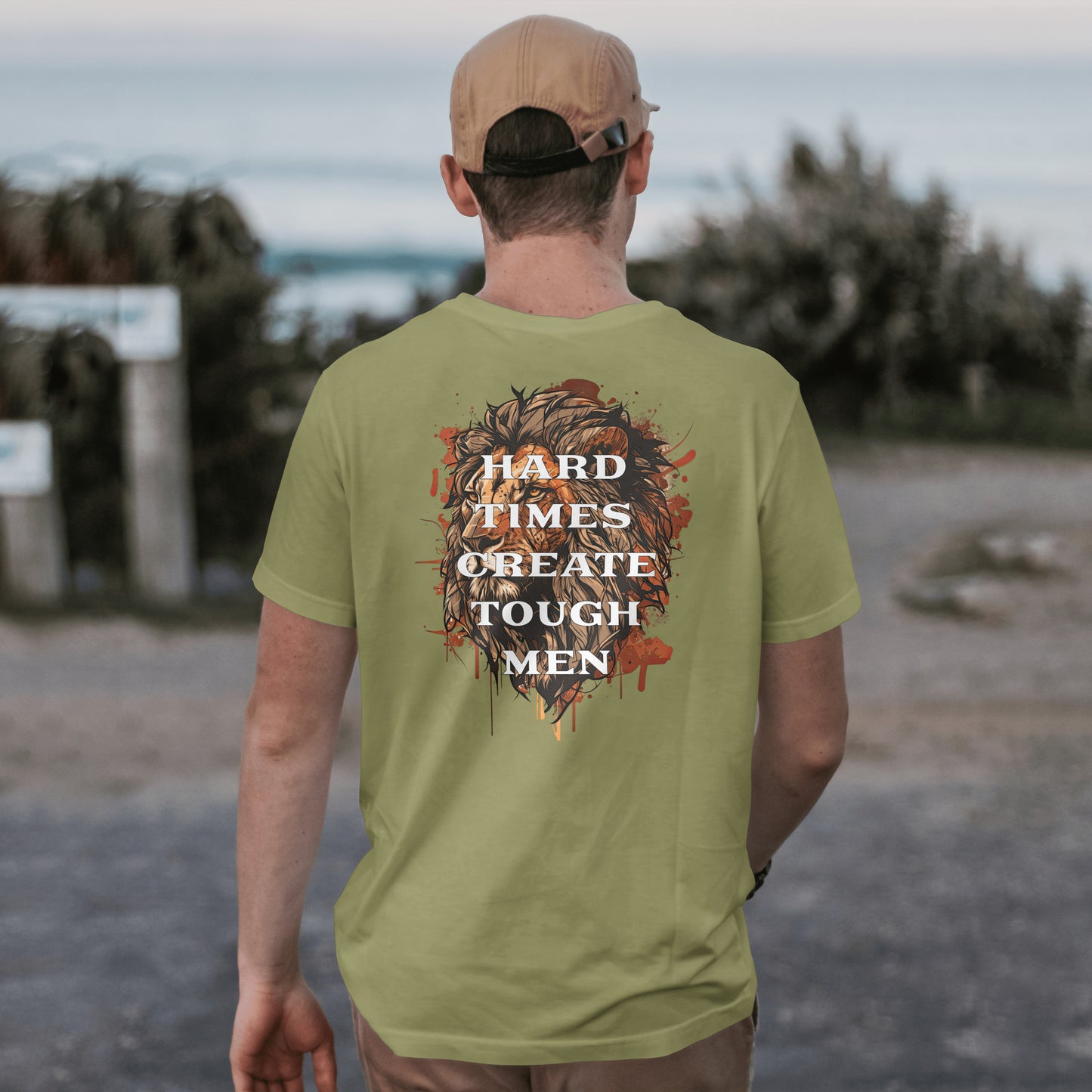 Hard Times Create Tough Men Weight Lifting T-Shirt for Men