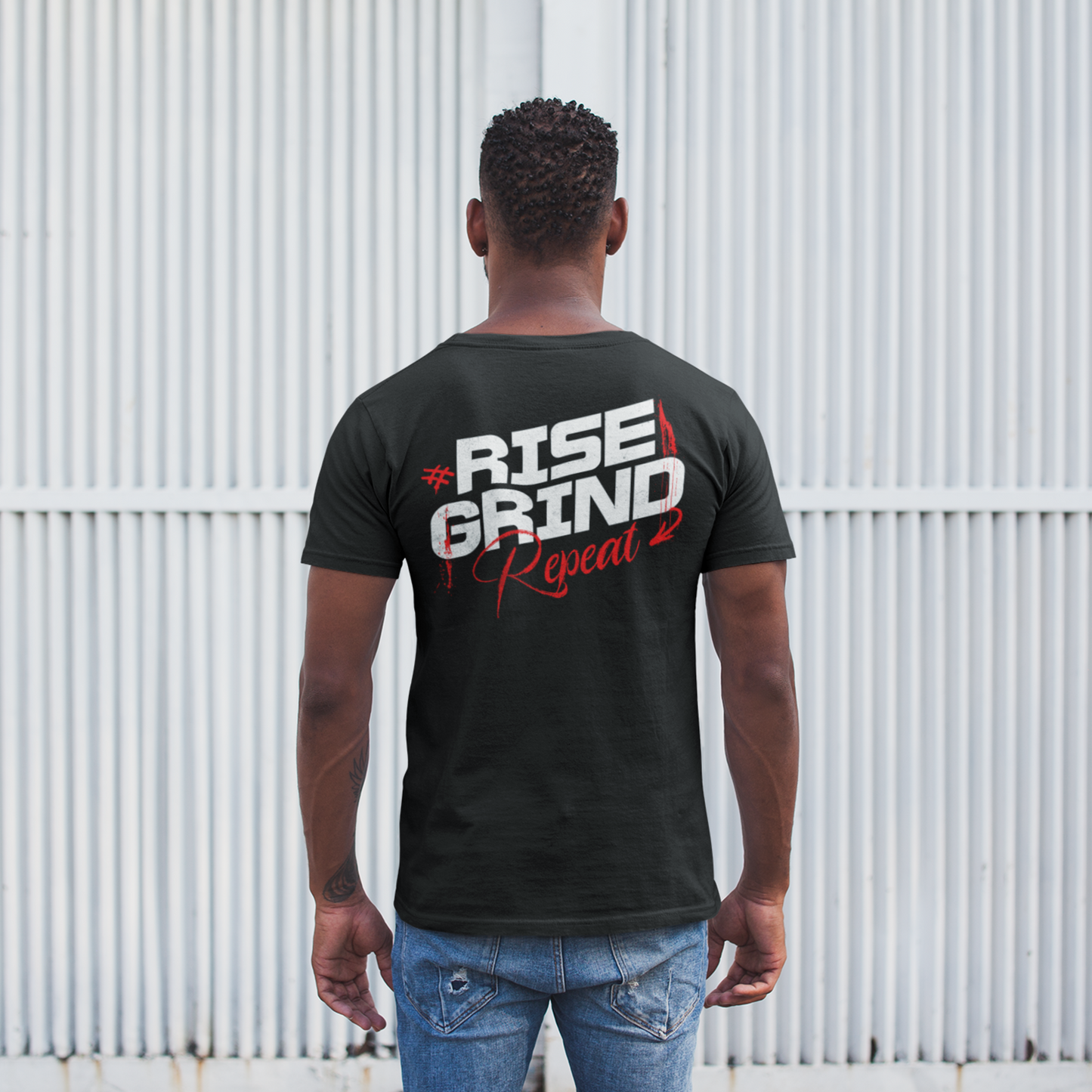 Rise Grind Repeat Gym T-Shirt for Men