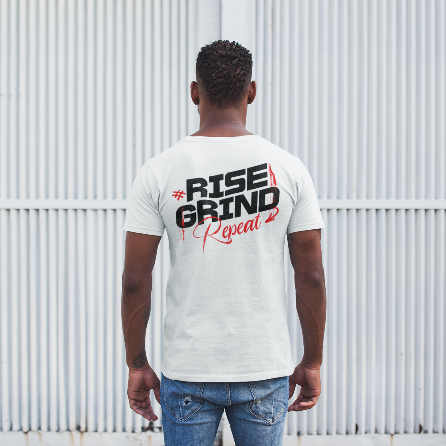 Rise Grind Repeat Gym T-Shirt for Men