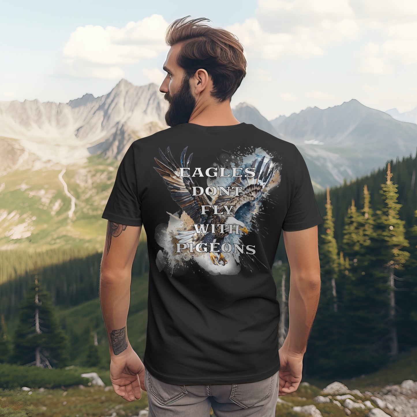 Eagles Don’t Fly With Pigeons T-shirt