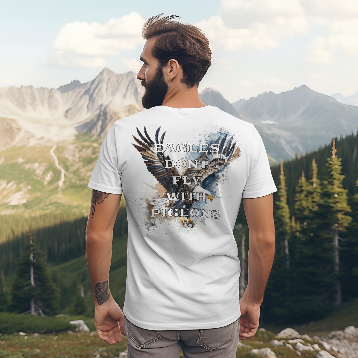 Eagles Don’t Fly With Pigeons T-shirt