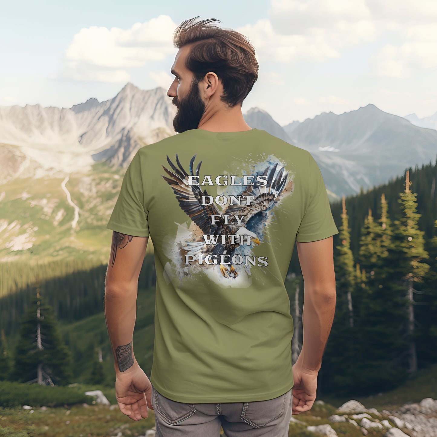 Eagles Don’t Fly With Pigeons T-shirt