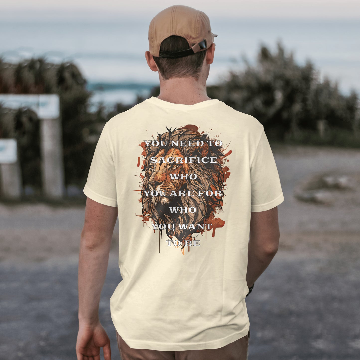 Sacrifice Who You Are for Who You Want to Be Motivational Gym Shirt