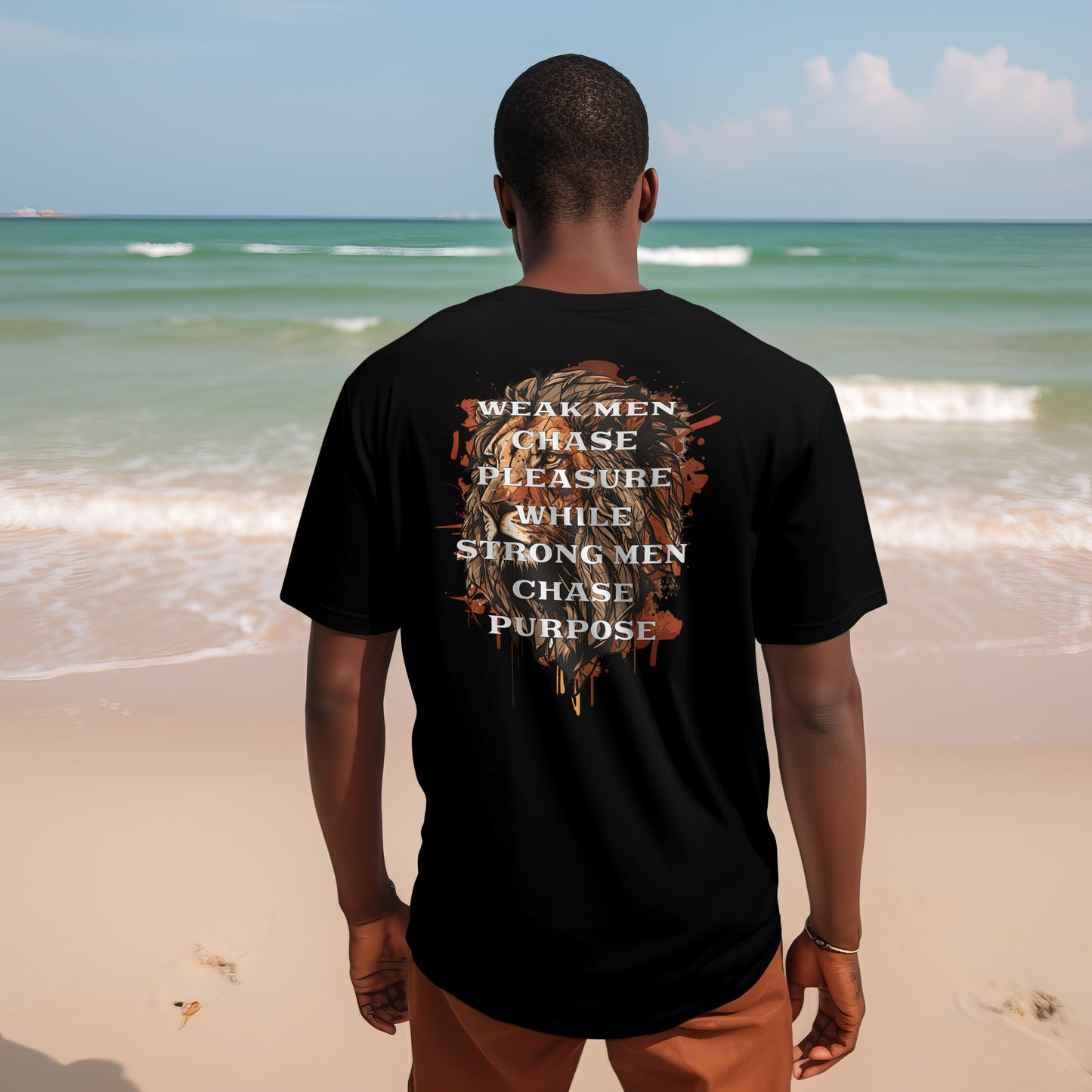 Weak Men Chase Pleasure, Strong Men Chase Purpose T-Shirt