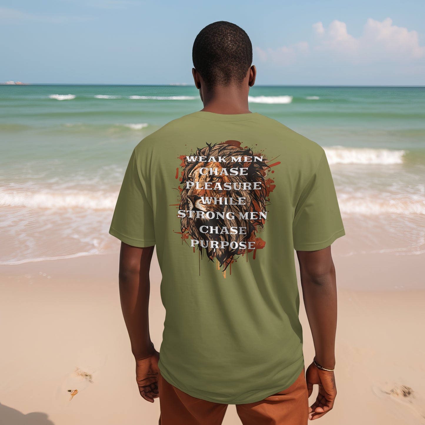 Weak Men Chase Pleasure, Strong Men Chase Purpose T-Shirt