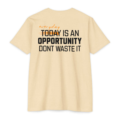 Everyday Is an Opportunity, Don't Waste It motivational t-shirt for men — Beast Mode Mentality product photo