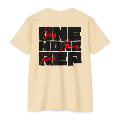 One More Rep motivational t-shirt for men — Beast Mode Mentality product photo
