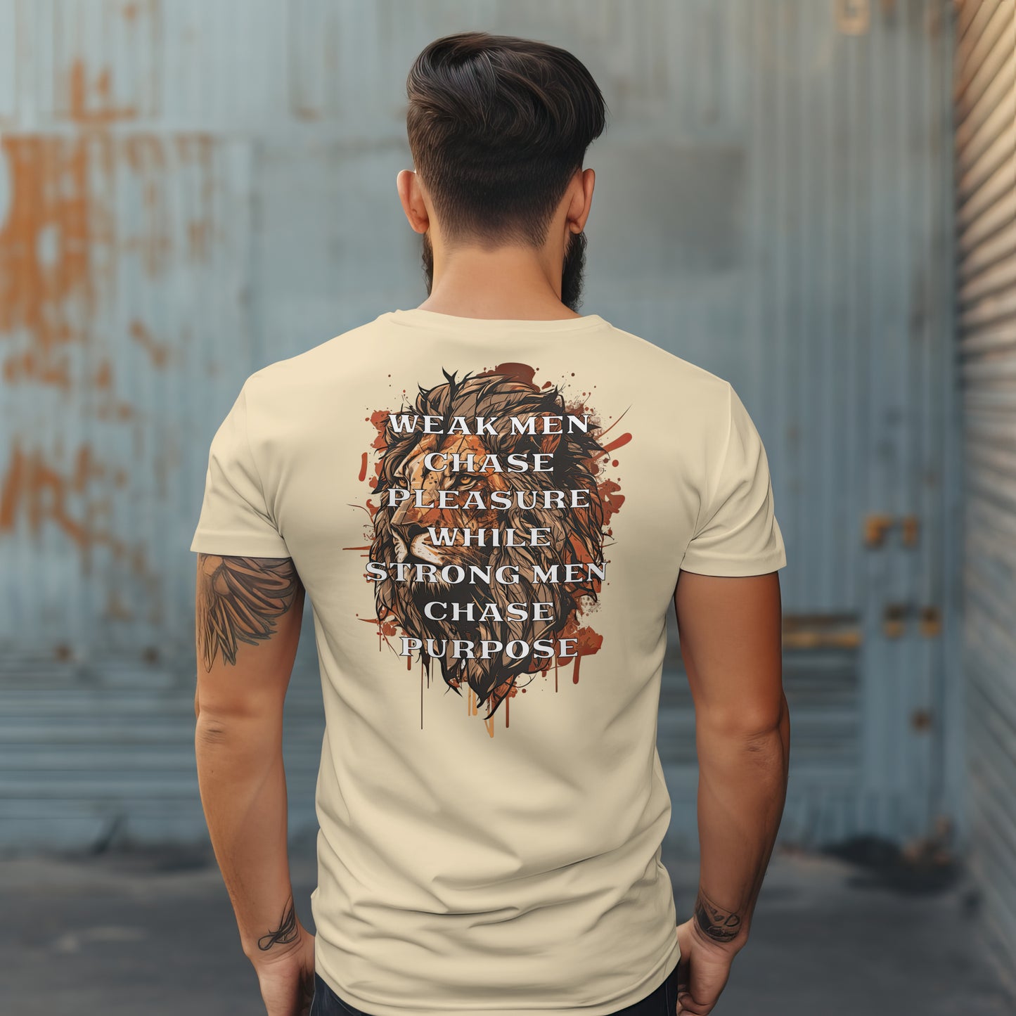 “Weak Men Chase Pleasure While Strong Men Chase Purpose” T-shirt