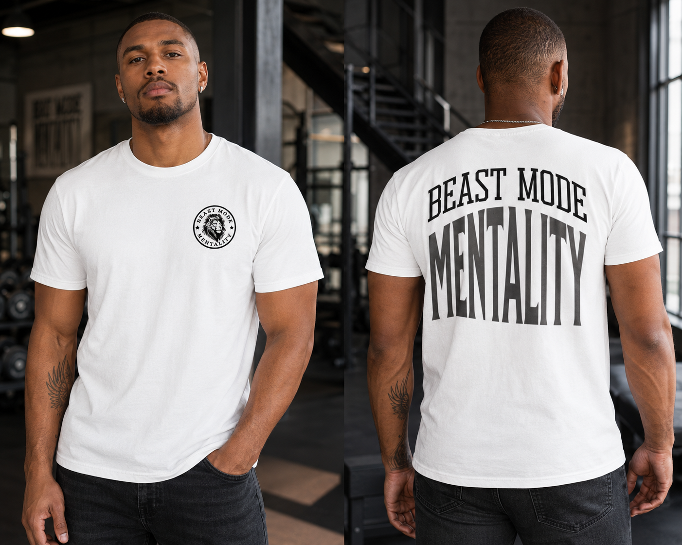 Beast Mode Mentality Gym T-Shirt for Men