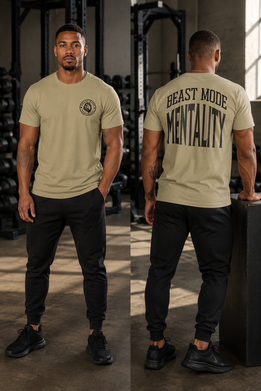 Beast Mode Mentality Gym T-Shirt for Men